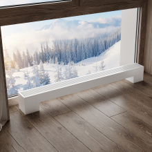 Конвектор напольный Royal Thermo STEP-130/130/1000-2-N-WT-LG-NA