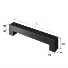 Конвектор напольный Royal Thermo STEP-130/180/1100-2-N-BL-LG-BL
