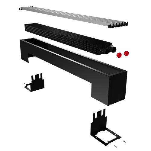 Конвектор напольный Royal Thermo STEP-130/180/1000-2-N-BL-LG-BL