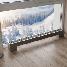 Конвектор напольный Royal Thermo STEP-130/130/1000-2-N-SS-LG-NA