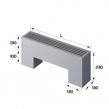 Конвектор напольный Royal Thermo STEP-130/130/500-2-N-SS-LG-NA