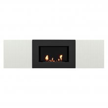 Тумба с биокамином Firelight BFP/P-1400L белая