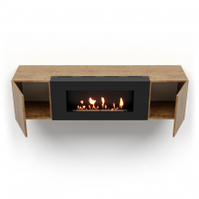 Тумба с биокамином Firelight BFP-P1600 дуб вотан