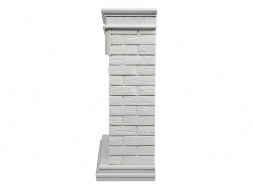 Портал Firelight Bricks 30 камень белый, белая эмаль