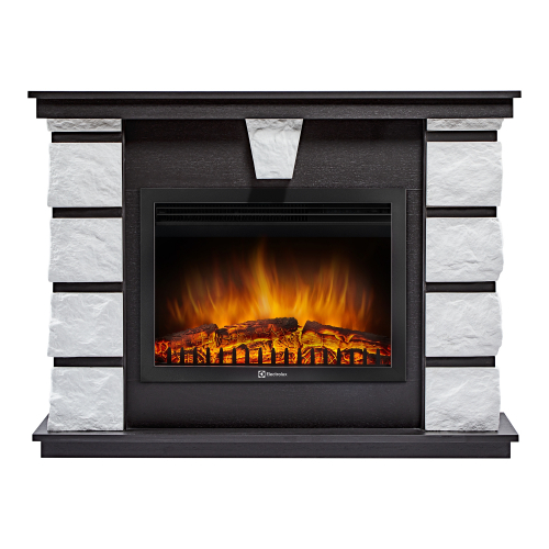 Портал Firelight Excalibur 25 камень белый, шпон венге