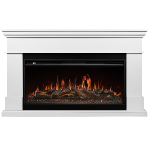 Каминокомплект: Очаг Royal Thermo Aurora RTFP/P-AR40LS, портал California 42/40/36, белый