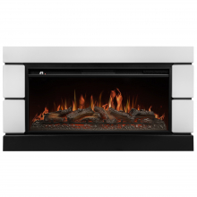 Каминокомплект: Очаг Royal Thermo Aurora RTFP/P-AR40LS, портал Moderno 42/40/36, белый