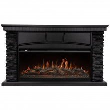 Каминокомплект: Очаг Royal Thermo Aurora RTFP/P-AR40LS, портал Porto 42/40/36 камень чер. шп. венге