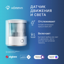 Комплект три датчика безопасности и хаб Старт HOMMYN S3HOMKIT02