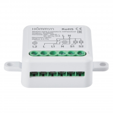 Модуль реле HOMMYN zigbee 2 канала (с нейтралью) RLZBN02