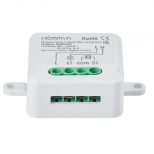 Модуль реле HOMMYN zigbee 1 канал (без нейтрали) RLZBNN01