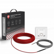 Кабель нагревательный Royal Thermo RTDC 2-17-400 с терморегулятором RTI-16