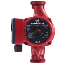 Насос циркуляционный GRUNDFOS UPS 25-60 EU, с гайками