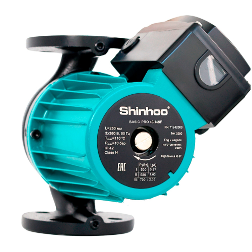 Насос циркуляционный Shinhoo BASIC PRO 40-14SF (3x380В)