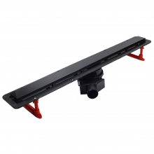 Лоток душевой BETTOSERB Confluo Frameless Line 750 Black Matte