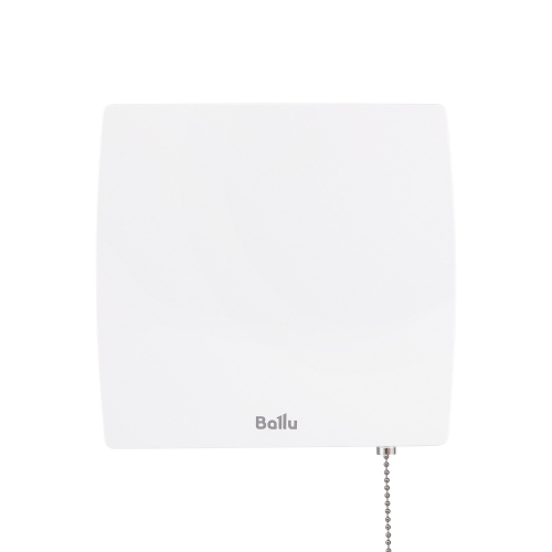 Вентилятор вытяжной Ballu BAF-SL 100 VP с обратным клапаном и тяговым выключателем