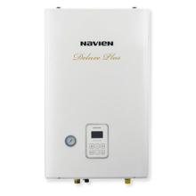 Котел газовый Navien Deluxe Plus -24k настенный, 2 конт., закр. кам. сгор., коаксиальный