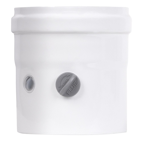 Адаптер вертикальный диам. 60/100L (El,Bs, F, NF, U) ROYAL THERMO