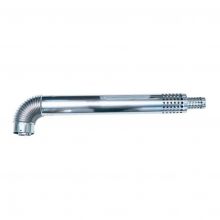 Дымоход стальной HUBERT 80/120 L-800mm для котлов 50DC