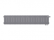 Радиатор Royal Thermo PianoForte 200 /Silver Satin - 18 секц. VDR