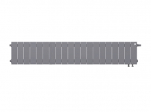 Радиатор Royal Thermo PianoForte 200 /Silver Satin - 20 секц. VDR