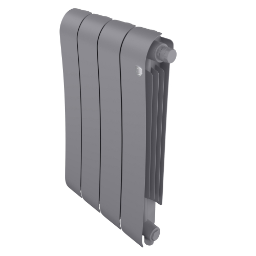 Радиатор биметаллический Royal Thermo Infinity 500 Silver Satin VR80 - 4 секц.
