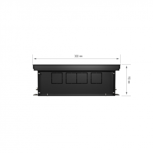Конвектор внутрипольный Royal Thermo ATRIUM-110/300/1800-DG-U-BL