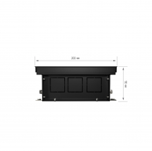 Конвектор внутрипольный Royal Thermo ATRIUM-90/200/900-DG-U-BL