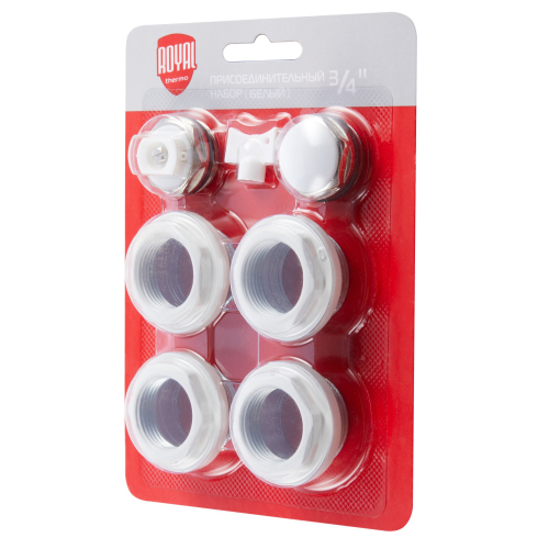 Набор присоединительный Royal Thermo 3/4'' white