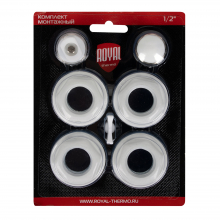 Комплект монтажный Royal Thermo 1”х 1/2quot; белый