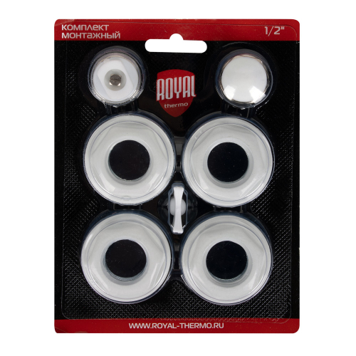 Комплект монтажный Royal Thermo 1”х 1/2quot; белый